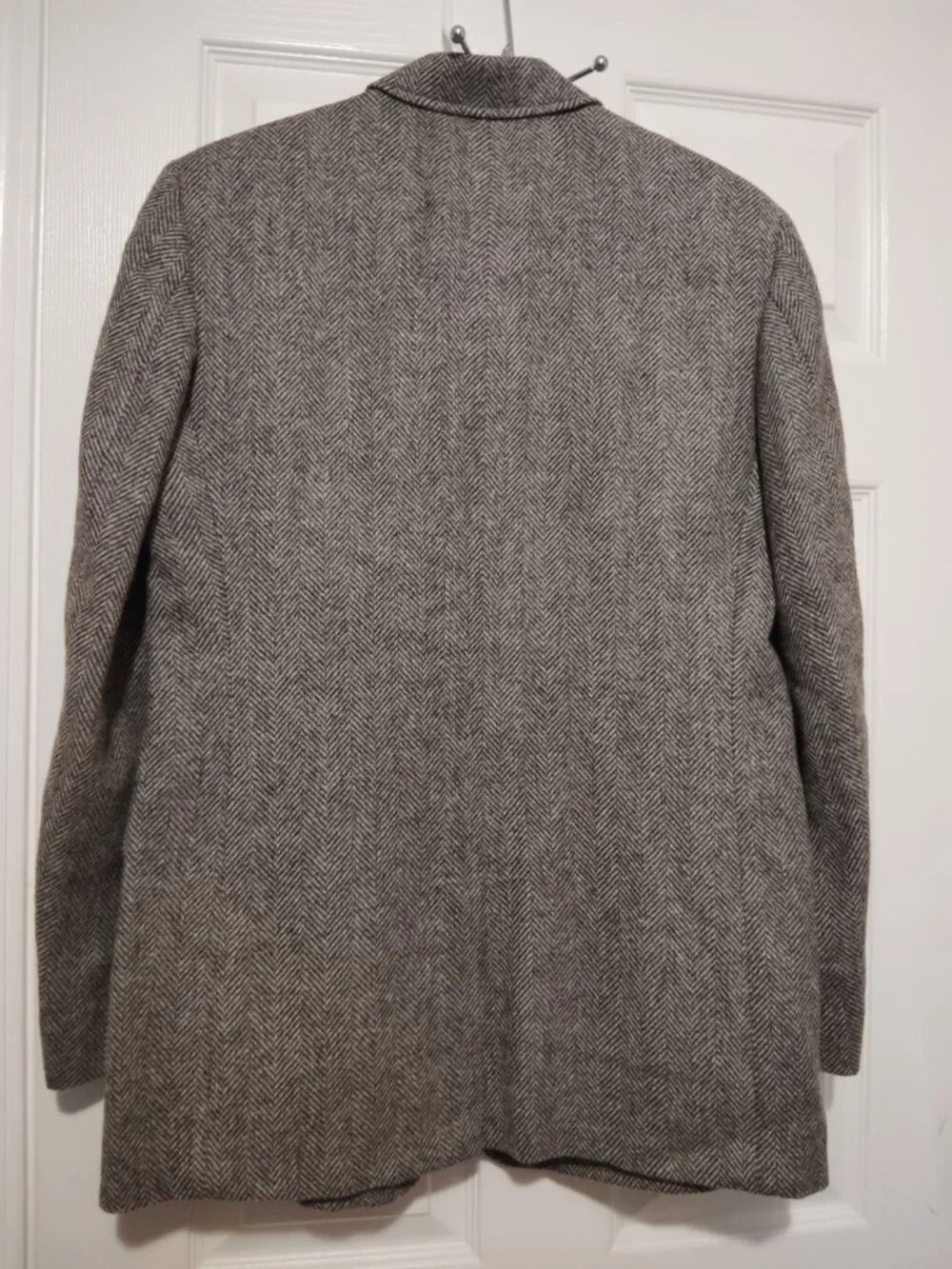 Imperial by Haggar 100% pure wool herringbone Blazer/ coat size 40, Made in usa